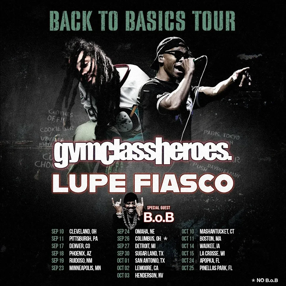 Lupe Fiasco Back to Basics Tour With Gym Class Heroes and B.o.B