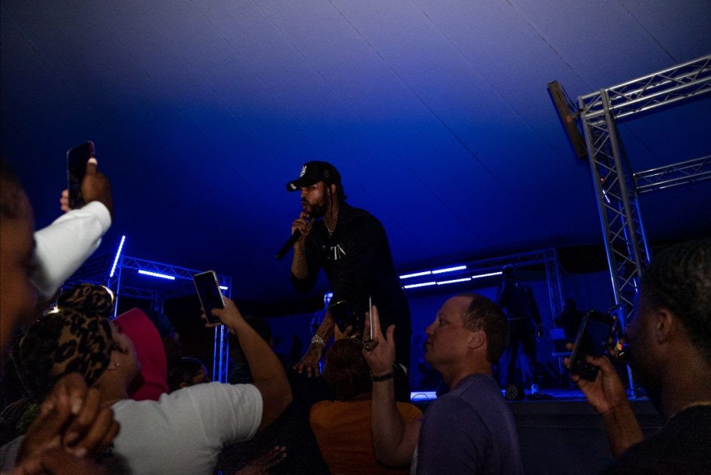 Dave East Performs for U.S. Troops in Qatar