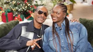 Rapper Snoop Dogg and daughter Cori Broadus